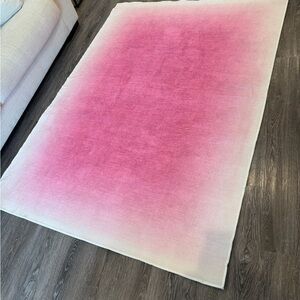 Pink Ombre Area Rug BARBIE X RUGGABLE